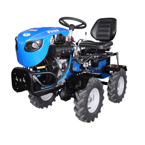 FIRTINA 4X4 MİNİ TRAKTÖR 10 HP DİZEL MARŞLI MOTOR