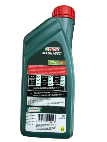 CASTROL MAGNATEC 10W-40 A3/B4 1 LİTRE YAĞ