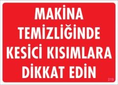 Makina Temizliğinde Kesici Kısımlara ...