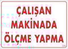 Çalışan Makinada Ölçme Yapma
