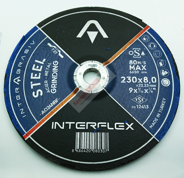 INTERABRASIV 230x8 NK Taşlama Taşı 10 lu paket