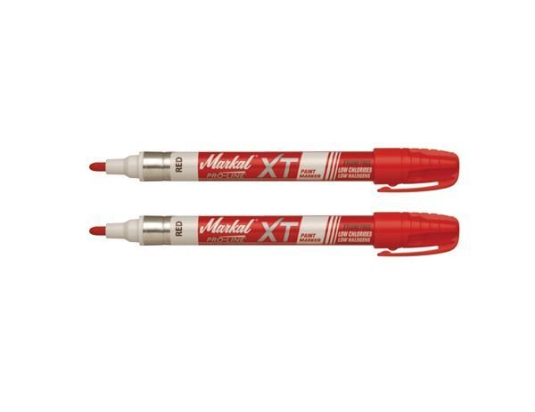 (Beyaz) Markal Pro-line XT Marker Kalem - 12'li PAKET