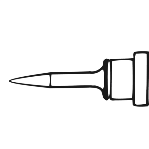 LT-1S WS81 ve WSD81 Havya için 0.2mm Havya Ucu