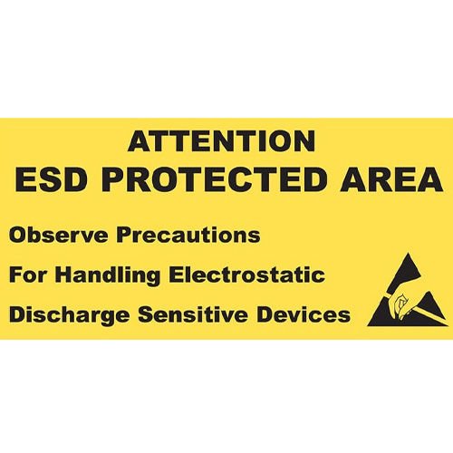 ESD UYARI LEVHASI 300x600MM