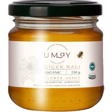 Umay Herbal Organik Poliflora Çiçek Balı 230g