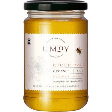 Umay Herbal Organik Poliflora Çiçek Balı 850g