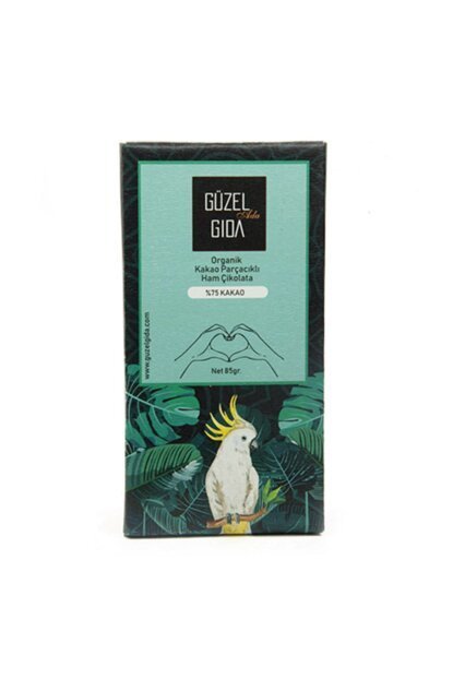 Güzel Gıda Organik Parçacıklı Çikolata %75 Kakao 85gr