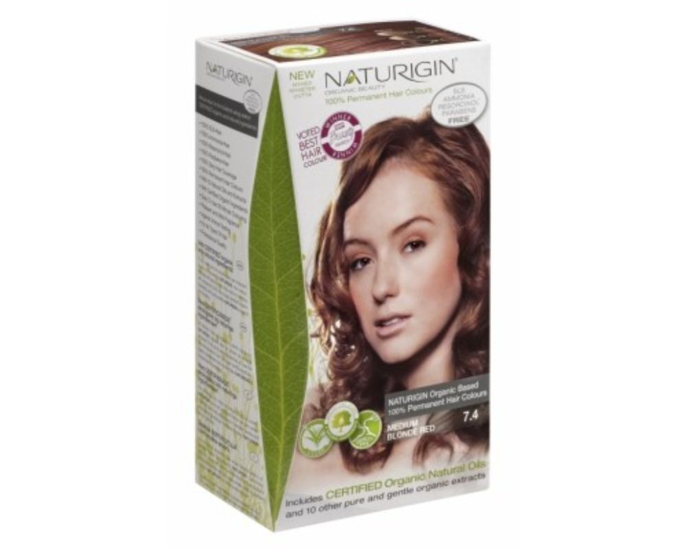 Naturigin Organik İçerikli Saç Boyası 115 ml Orta Sarı Kızıl 7.4