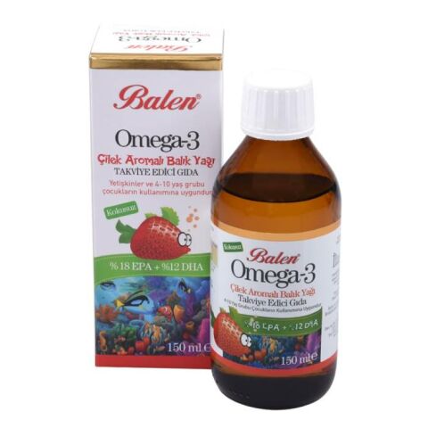 Omega3 Balık Yağı Çilek  Aromalı 150 ml