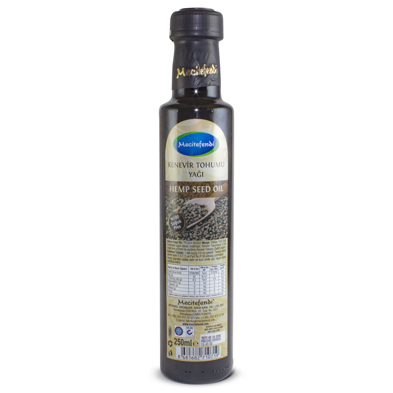 Kenevir Tohumu Yağı 250 ml