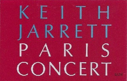 KEITH JARRETT -  PARIS CONCERT (MC)(1990)