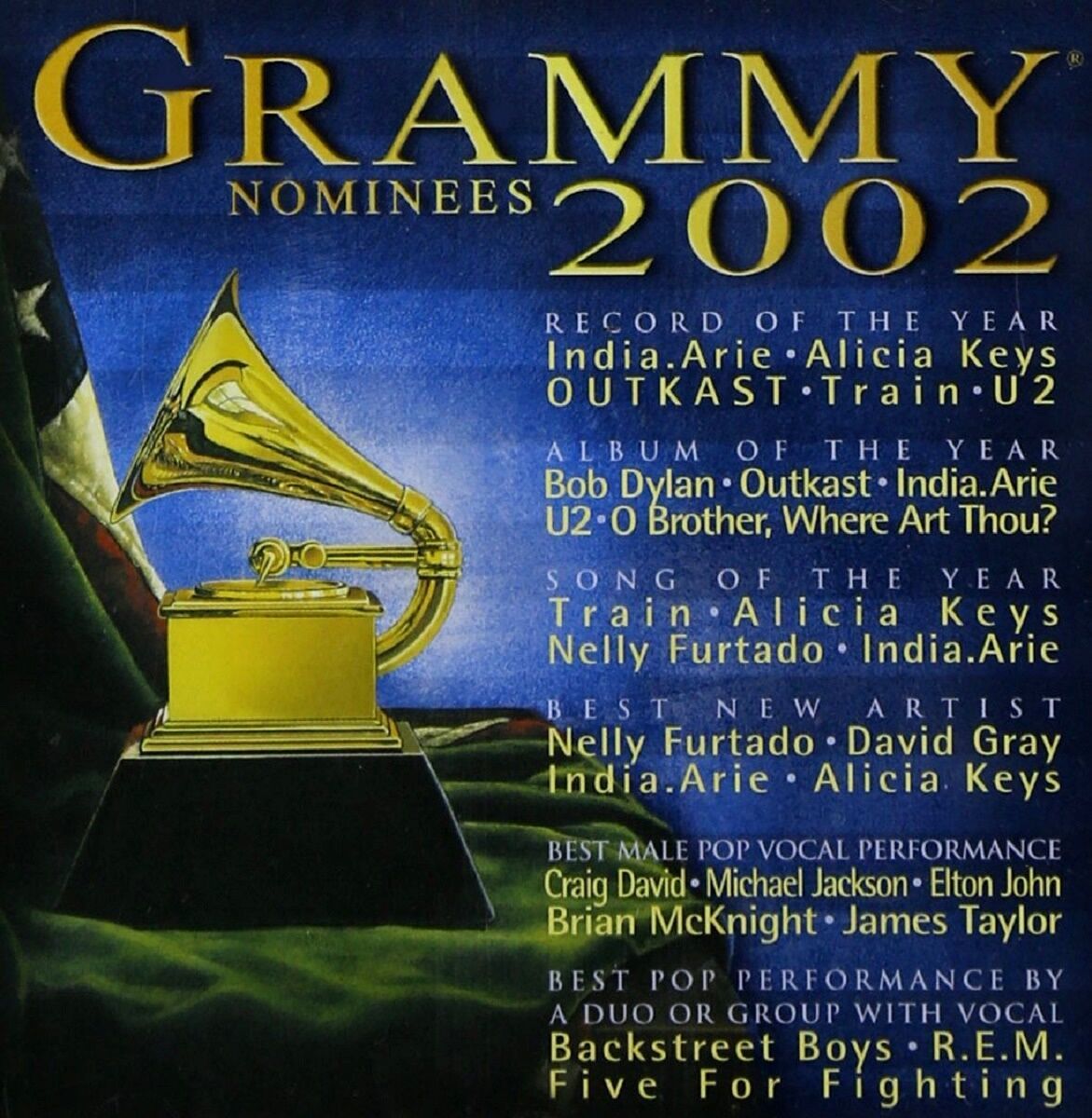 GRAMMY NOMINEES 2002 - VARIOUS (CD)