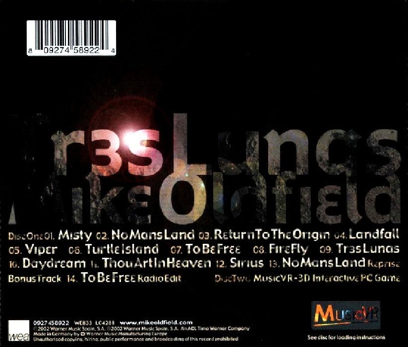 MIKE OLDFIELD - TRESLUNAS (2 CD) (2002)