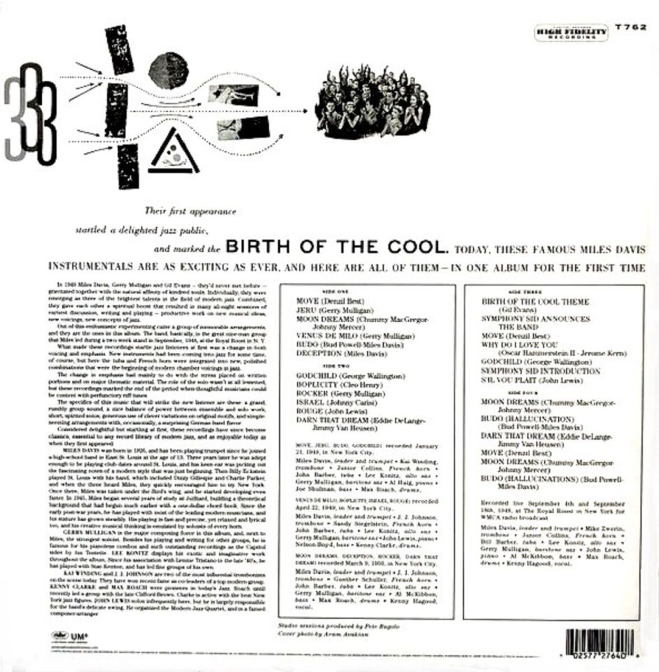 MILES DAVIS - THE COMPLETE BIRTH OF THE (2 LP)