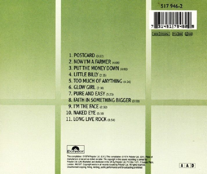 THE WHO - ODDS & SODS (CD) (1974)