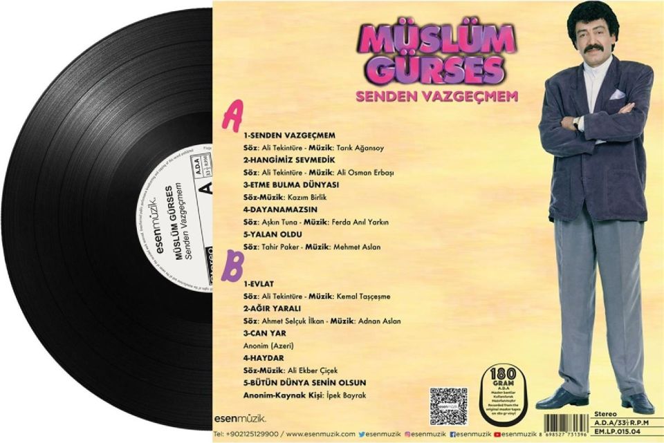 MÜSLÜM GÜRSES - SENDEN VAZGEÇMEM (LP)