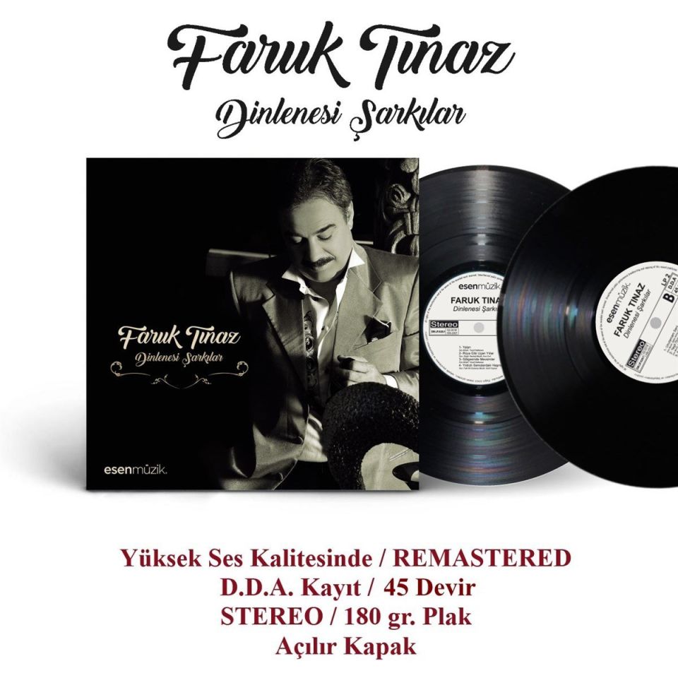 FARUK TINAZ - DiNLENESİ SARKILAR (2 LP)