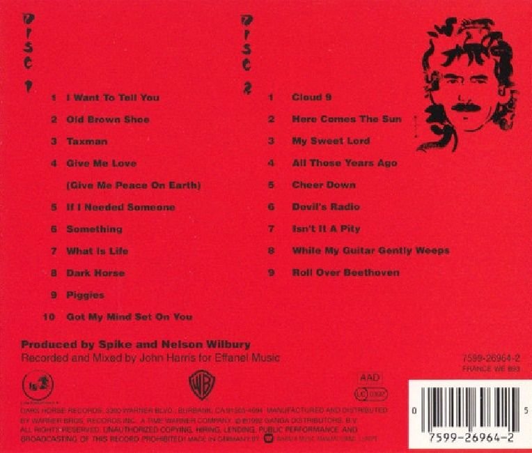 GEORGE HARRISON - LIVE IN JAPAN (2 CD) (1992)