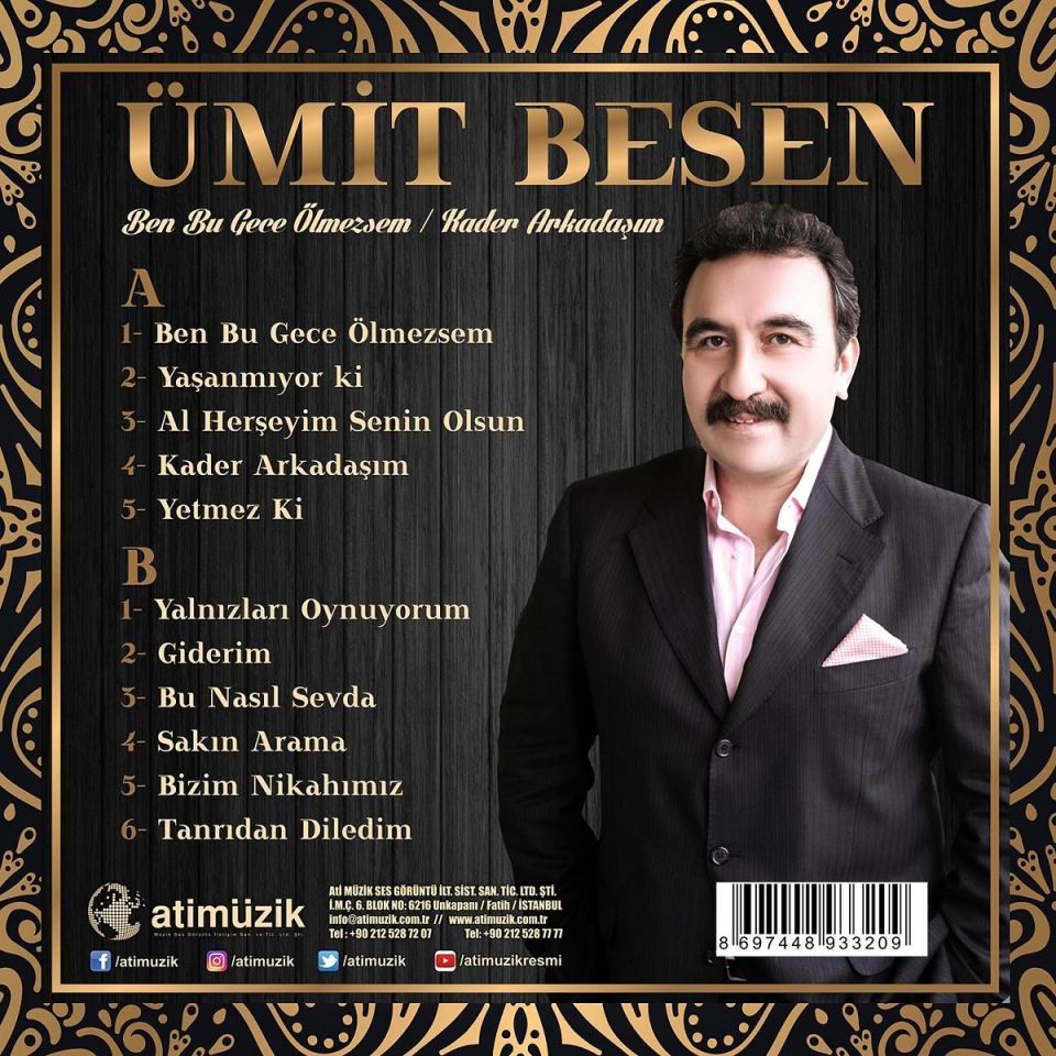 ÜMİT BESEN - BEN BU GECE ÖLMEZSEM / KADER ARKADAŞIM (LP)