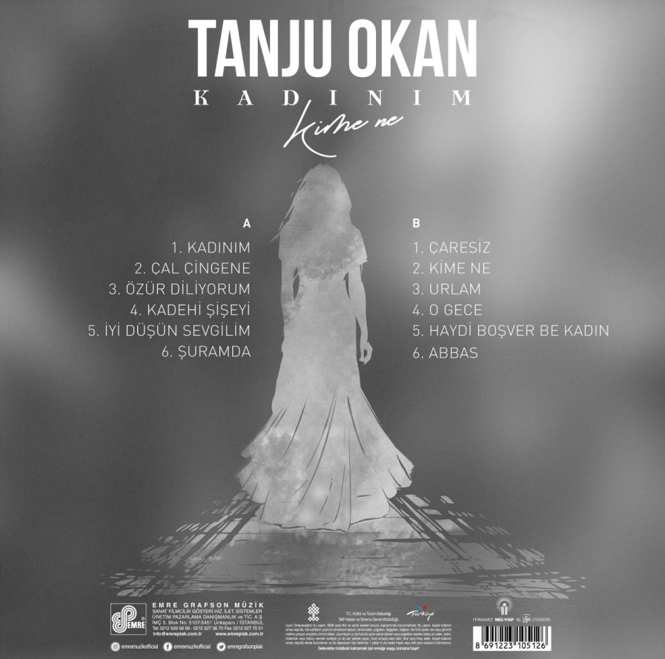 TANJU OKAN - KADINIM (KİME NE) (LP)