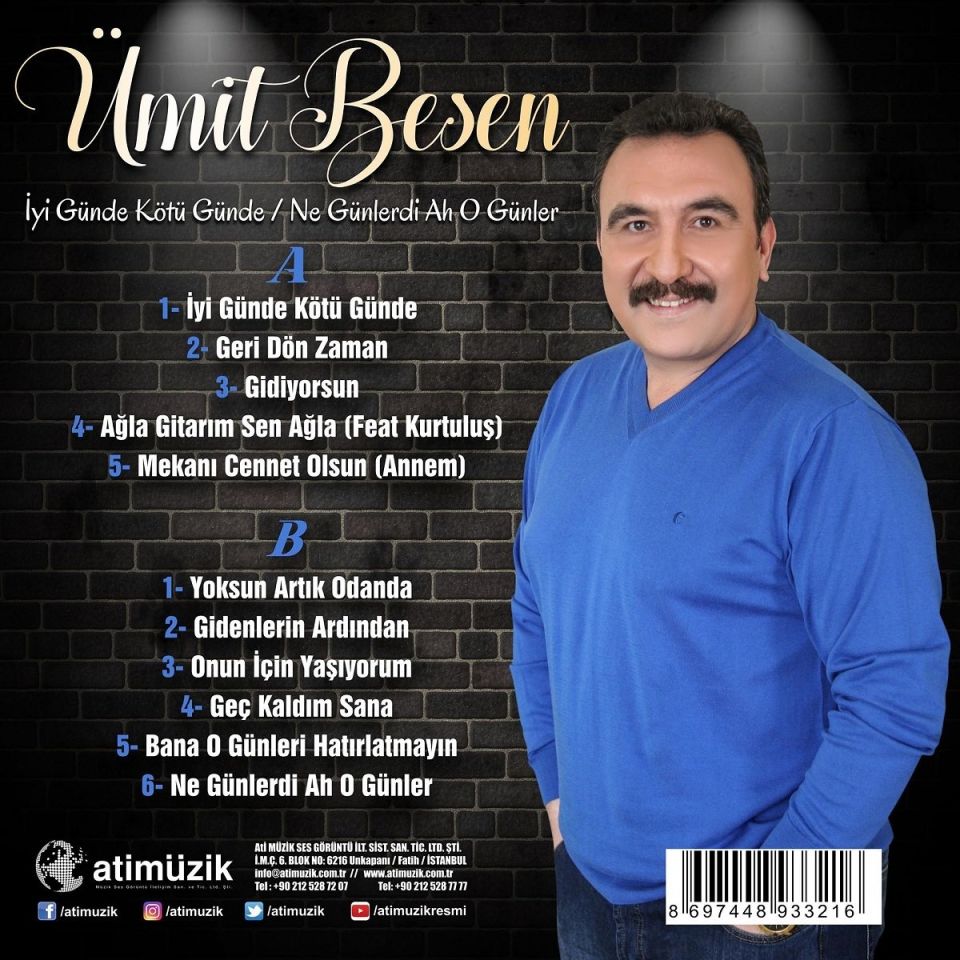 ÜMİT BESEN - İYİ GÜNDE KÖTÜ GÜNDE & NE GÜNLERDİ AH O GÜNLER (LP)
