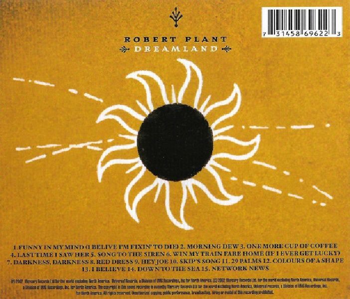 ROBERT PLANT - DREAMLAND (CD)(2002)
