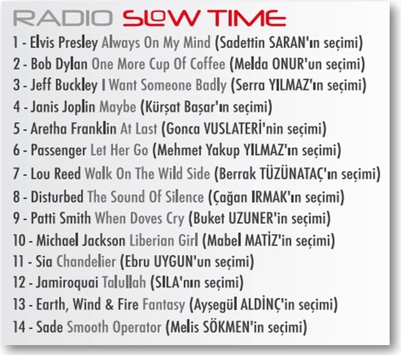 RADIO SLOW TIME - BİZ ŞARKIMIZI SEÇTİK 2