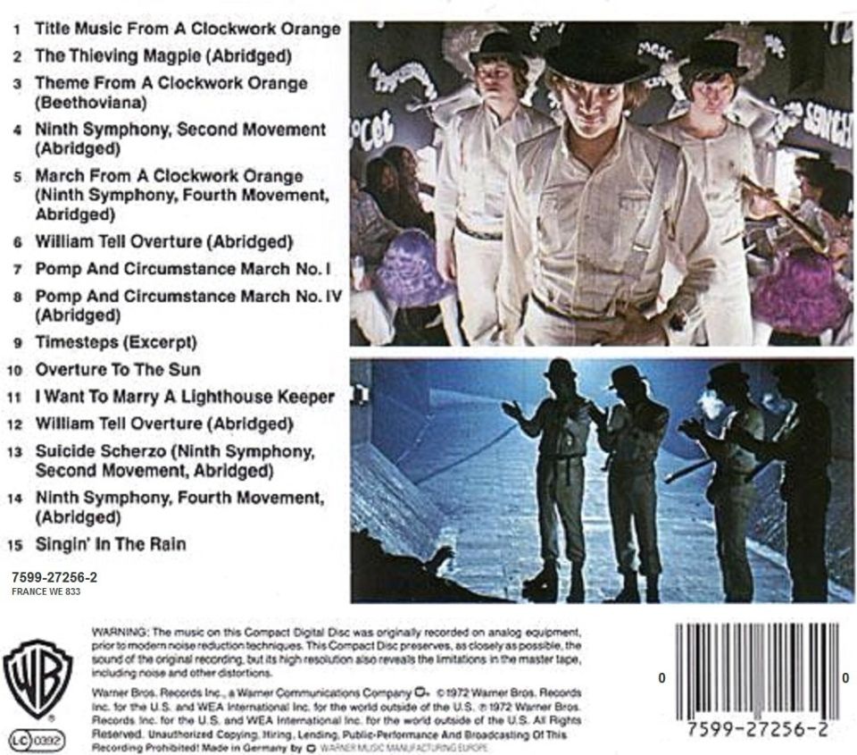 SOUNDTRACK - CLOCKWORK ORANGE