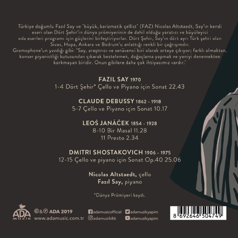 FAZIL SAY & NICOLAS ALTSTAEDDT - 4 ŞEHİR