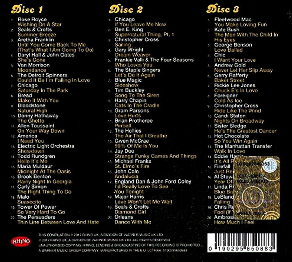 SMOOTH 70s - VARIOUS (3 CD)