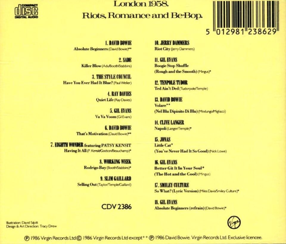 ABSOLUTE BEGINNERS - SOUNDTRACK (CD) (1986)