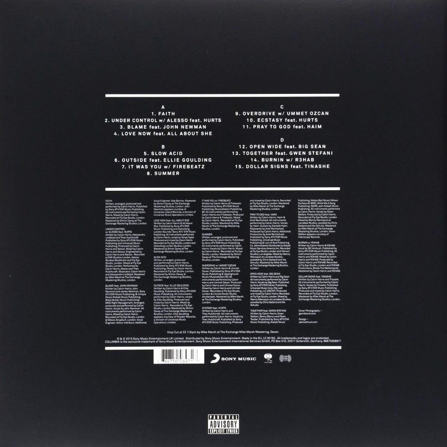 CALVIN HARRIS - MOTION (LP)