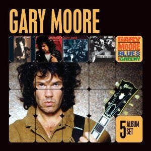 GARY  MOORE - 5 ALBUM SET (RUN FOR COVER