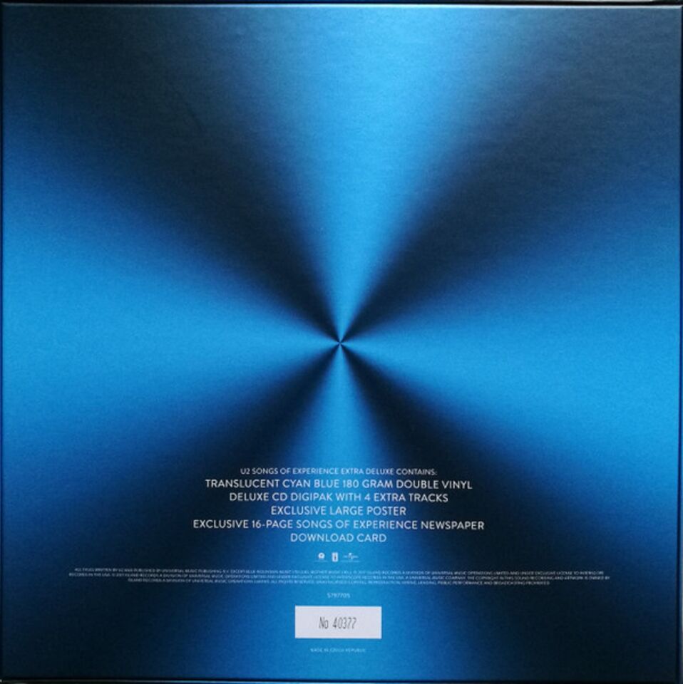 U2 - SONGS OF EXPERIENCE 2LP+CD