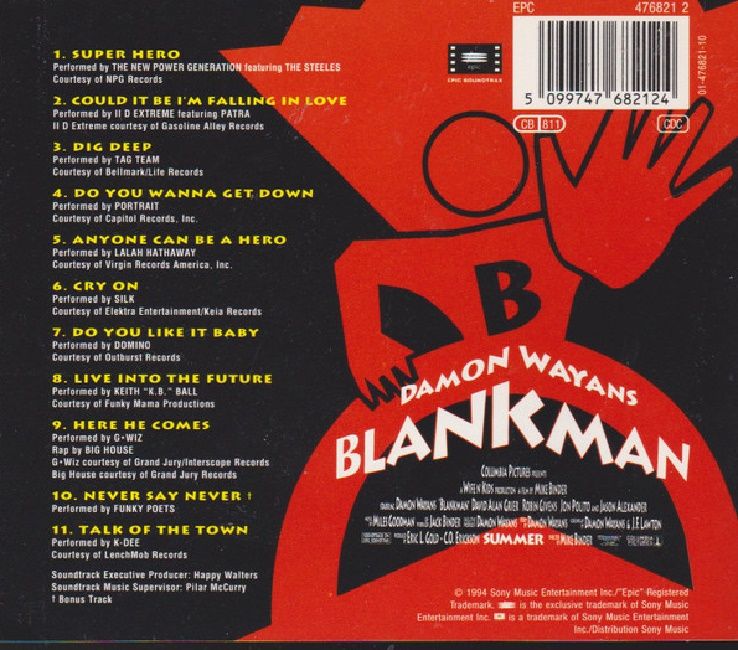 BLANKMAN - SOUNDTRACK (CD) (1994)
