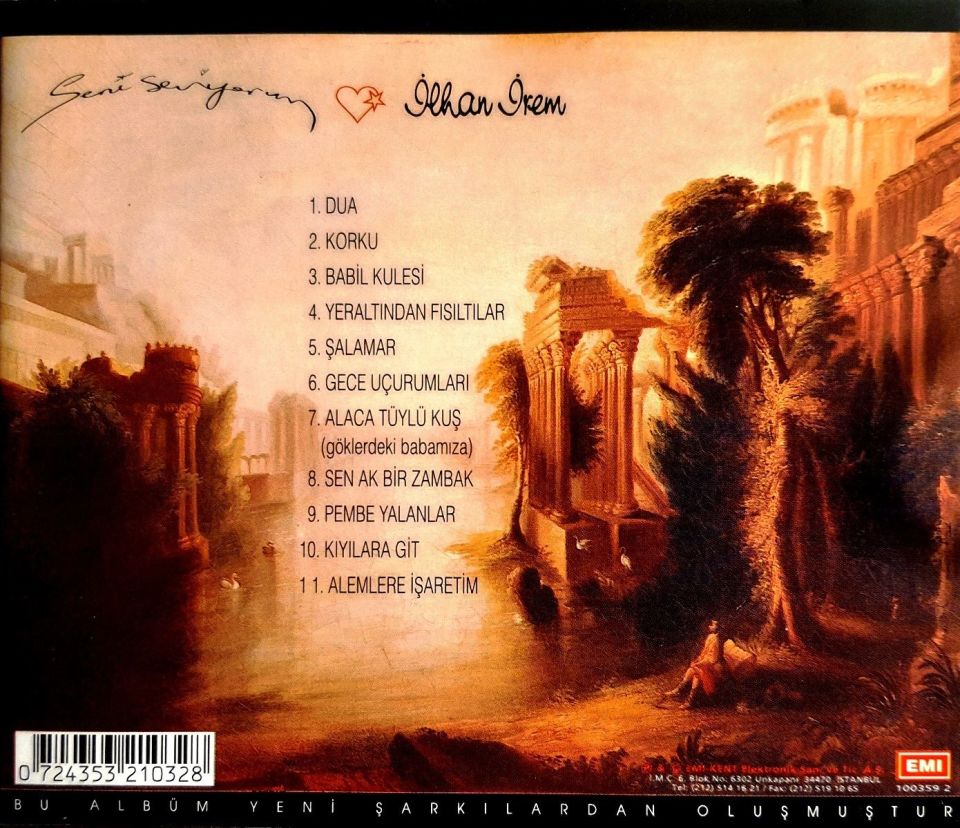 İLHAN İREM - SENİ SEVİYORUM (CD)(2001)