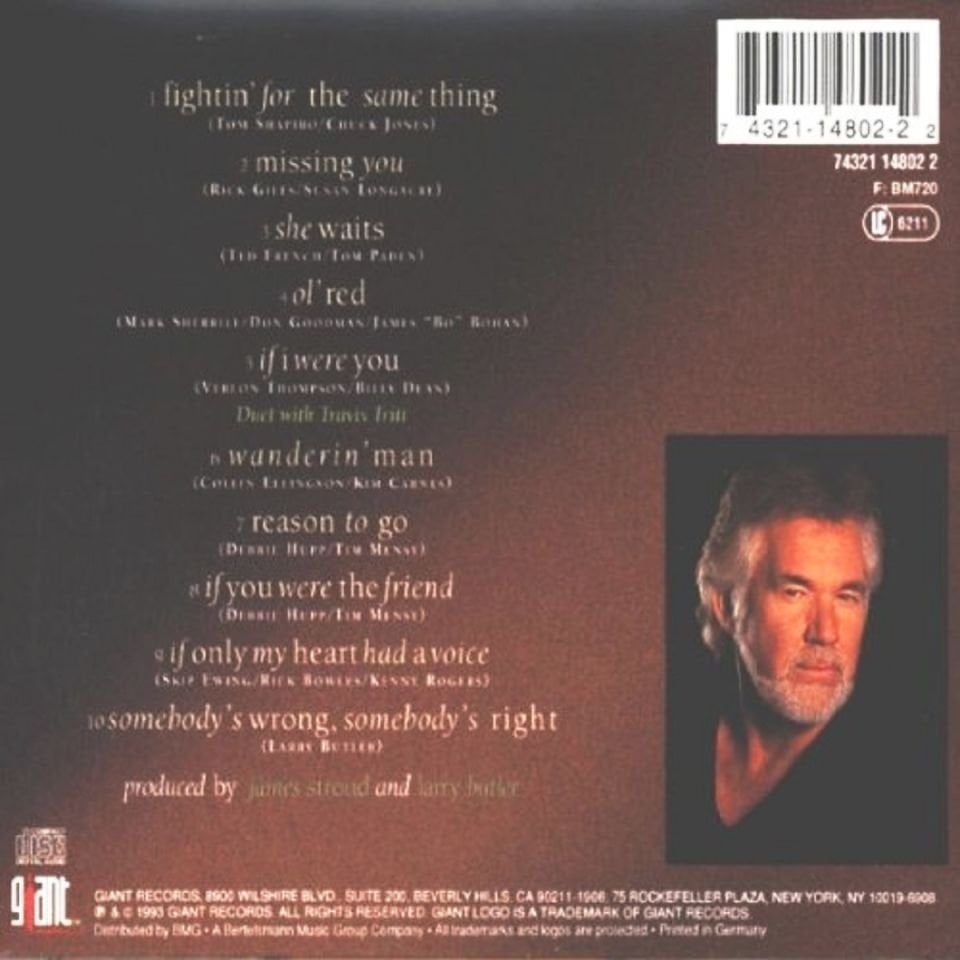 KENNY ROGERS - IF ONLY MY HEART HAD VOICE (CD) (1993)