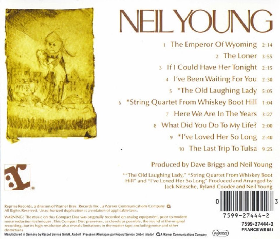 NEIL YOUNG - NEIL YOUNG (CD)