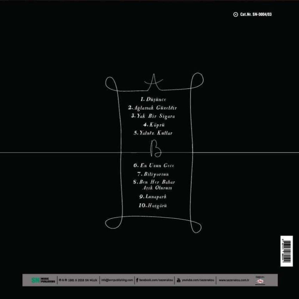SEZEN AKSU - AĞLAMAK GÜZELDİR (LP)