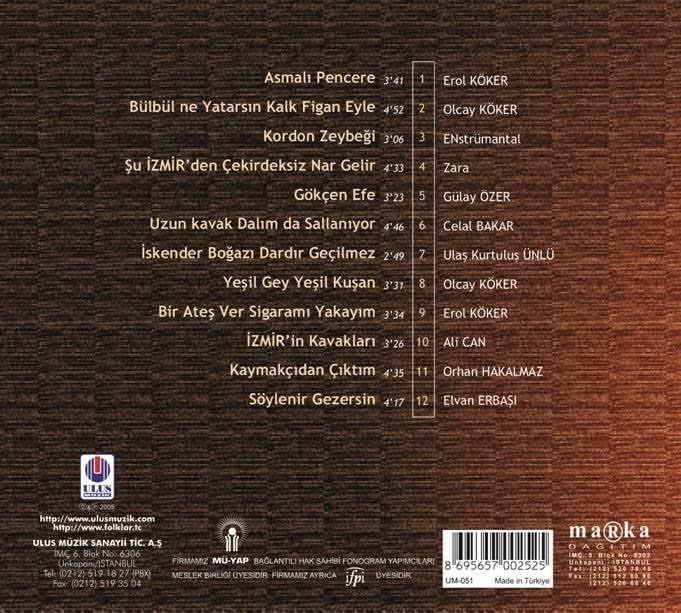 TÜRKÜLERLE TÜRKİYE (TÜRKİYE WITH FOLK SONGS) - 35 İZMİR
