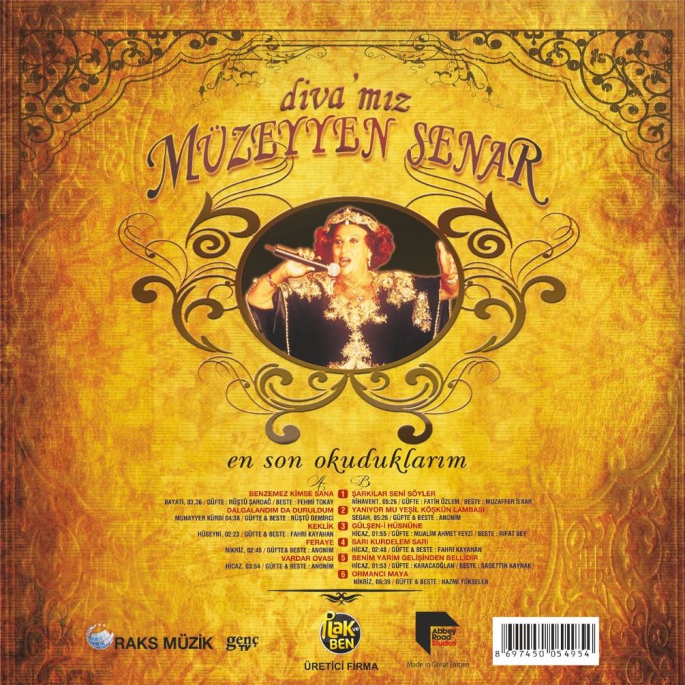 MÜZEYYEN SENAR - SON OKUDUKLARIM (LP)