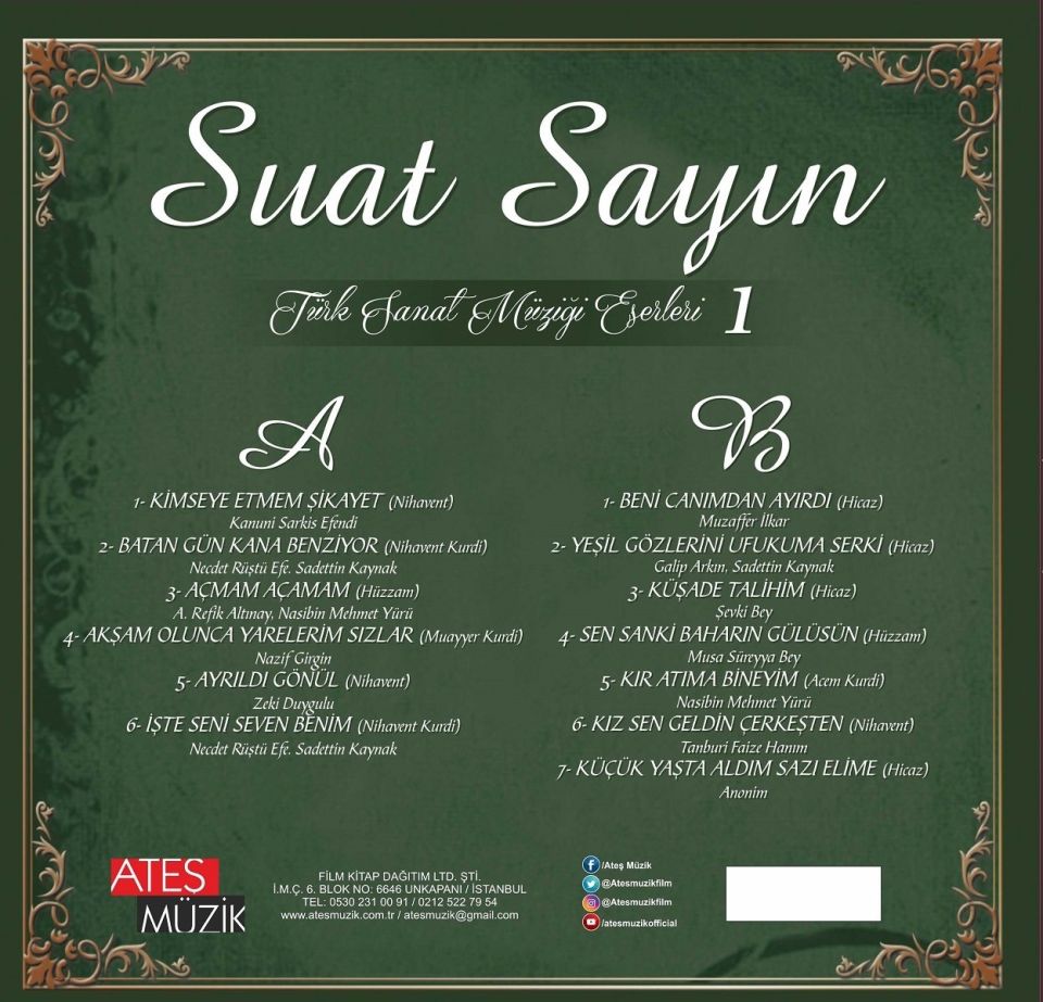 SUAT SAYIN - TSM ESERLERİ-1 (LP)
