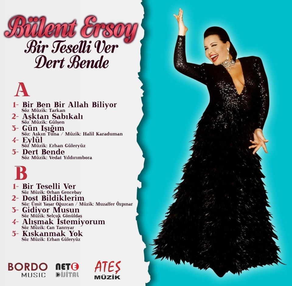 BÜLENT ERSOY - BİR TESELLİ VER (DERT BENDE) (LP)