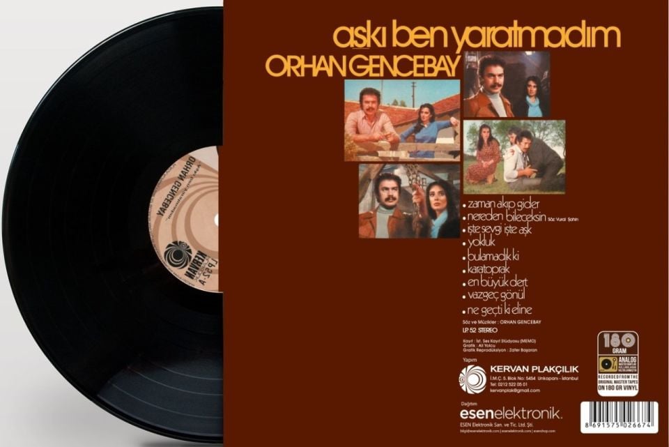 ORHAN GENCEBAY - AŞKI BEN YARATMADIM (LP)