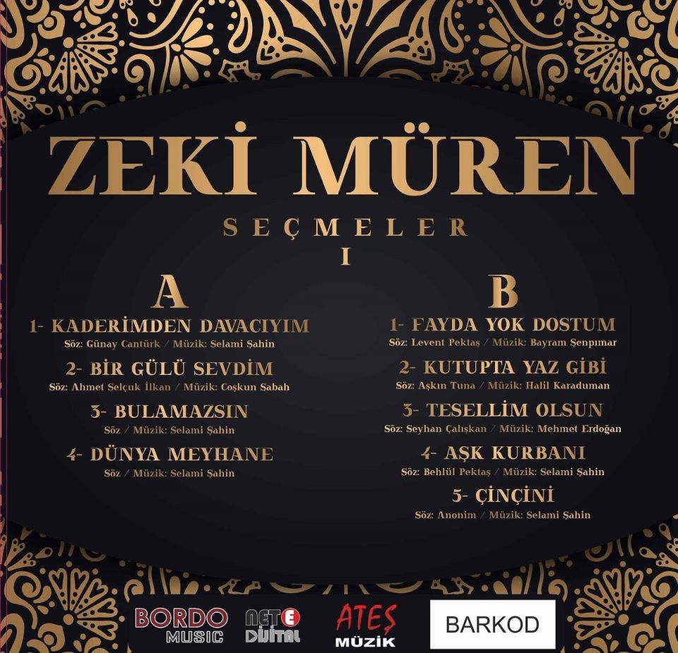 ZEKİ MÜREN - SEÇMELER-1 (LP)