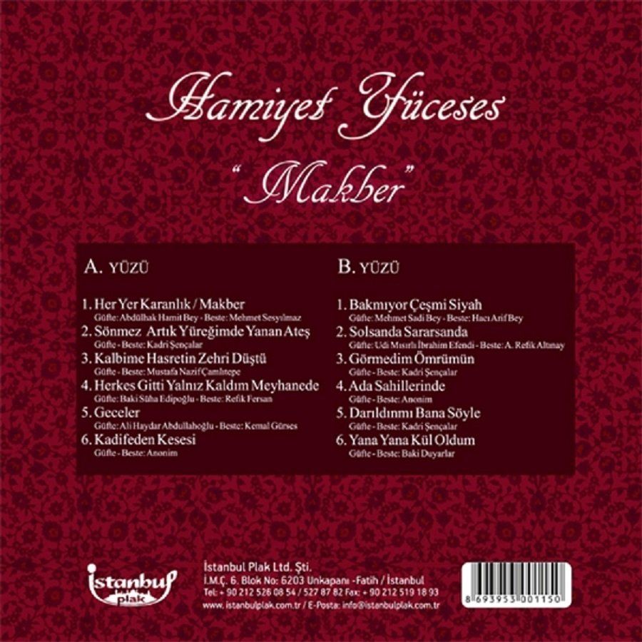 HAMİYET YÜCESES - MAKBER (LP)