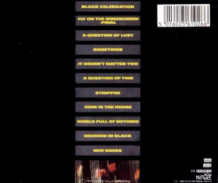 DEPECHE MODE - BLACK CELEBRATION (CD)