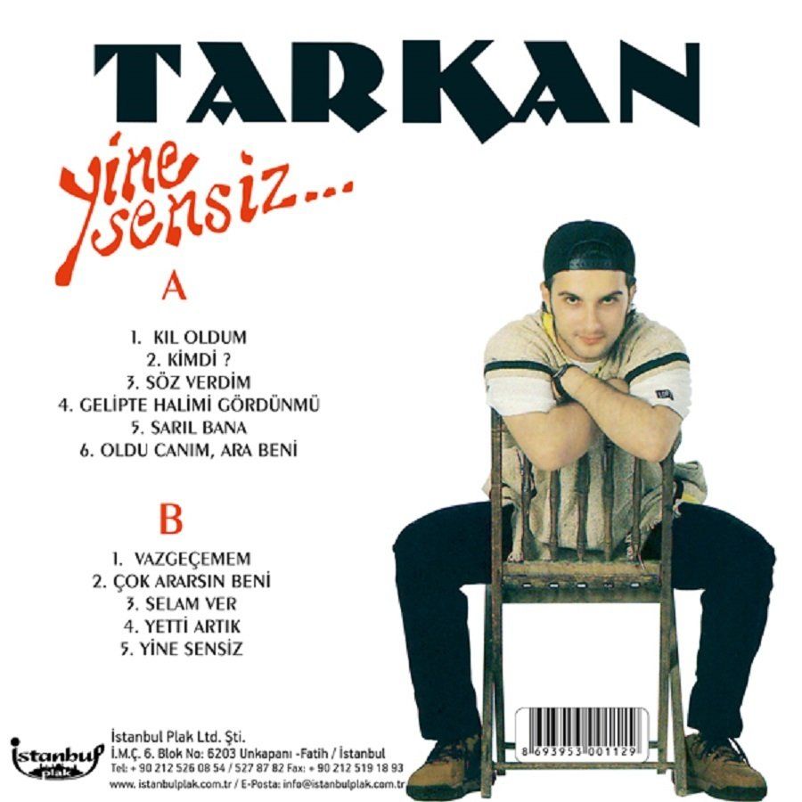TARKAN - YİNE SENSİZ (LP)