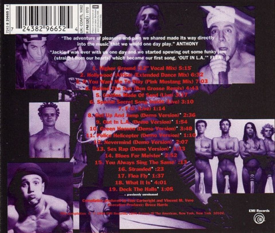 RED HOT CHILI PEPPERS - OUT IN L.A. (CD)(1994)