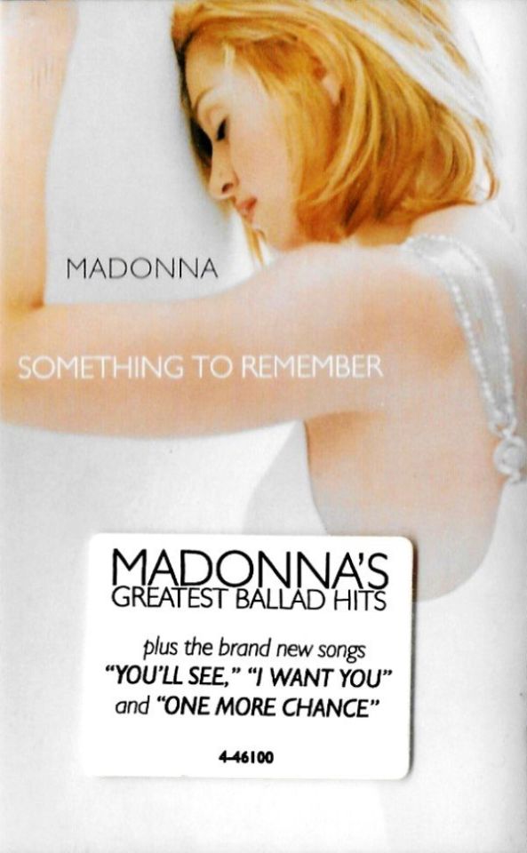 MADONNA - SOMETHING TO REMEMBER (MC)